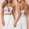 Women Strapless Top boob tube top Sexy Vest Sleeveless Crop Top Lady Bandeau Top
