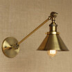 Baycheer HL410507 Industrial Style 1 Light LED Wall Sconce in Brass