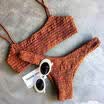 Women Bandage Push-up Padded Bra Bikini Set Swimsuit Triangle Swimwear Bathing