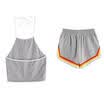 Fashion Women 2Pcs Yoga Suit Workout Gym Running Sports Vest Shorts Athletic Set