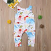 Newborn Baby Boy Girls Whale Vest Romper Playsuit Outfits Clothes Summer 0-2T AU