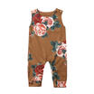 Newborn Baby Girl Flower Romper Jumpsuit Harem Playsuit Outfits Clothes UK Stock