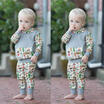 2pcs Newborn Toddler Baby Boy Girl Hooded Sweater TopsPants Outfits Set Clothes