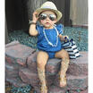One-pieces Toddler Kids Baby Girls Infant Clothes Denim Rompers Jumpsuit Outfits