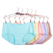 NANJIREN Womens Cotton Panties 5 Cute Mixed-color Triangle Panties