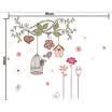 Kids Nursery Decor Birdcage Tree Vines Flowers Mural Wall Sticker PVC Decal Art