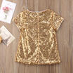 AU Sequins Baby Kid Flower Girl Dress Party Pageant Gown Princess Dress Sundress