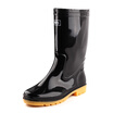 HUILI rain boots outdoor boots sets of shoes HXL807 mid calf black 42 yards
