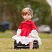 2Pcs Fashion Newborn Kids Baby Girls Princess Party Lace Dress Headbnad Clothes
