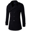 AOWOFS new high quality mens coat double-breasted epaulettes coat windbreaker D111