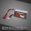 ZOP Power 3S 111V 1300mAh 60C High Rate T Plug LiPo Battery for QAV250 H210 LS180 FPV Racing Quadcopter RC Car Boat