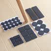 Jiebi Shi thick anti-skid multi-function table mat furniture table&chairs wear-resistant floor mat chair stool protection pad 25cm 30 pieces