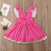 Toddler Baby Girl Princess Dress Fly Sleeves Lace Bowknot Party Tutu Dress1-5T