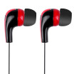 Stylish In-Ear Stereo Earphone Earbud Headphone for iPod iPhone MP3 MP4 Smartphone Red & Black