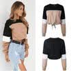 Fashion Womens Ladies Summer Long Sleeve Loose T-Shirt Casual Blouse Shirt Tops