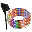 Outdoor Solar Powered 20M 66Ft 200 LED Copper Wire Light String Fairy Xmas Party