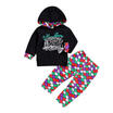 2pcs Infant Baby Boy Girls Clothes Hooded T-shirt TopsPants Mermaid Outfits Set