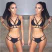 USA Women Lace Rhinestone Crystal Diamond Push-up Bikini Set Swimsuit Swimwear