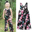 Toddler Kid Baby Girl Floral Romper Jumpsuit Long Pants Trousers Clothes Outfits
