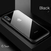 Cafele Glass Case for iPhone X XS MAX Luxury Case Fashion Transparent Tempered Glass Case Cover for iPhone X XS MAX