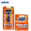 Genuine Gilette Fusion Shaving Razor Blades For Men 1holder 5 Bits Brand Razor Menshaving Face Care