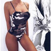 Sexy Leotard Women Bodysuit Jumpsuit Zipper Nightwear Lingerie Bodycon Swimwear