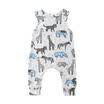Infant Newborn Kids Baby Boy Girl Animals Bodysuit Romper Clothes Outfits CA