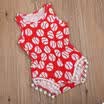 US Summer Newborn Baby Girl Cotton Romper Bodysuit Jumpsuit Sunsuit Clothes 0-2T