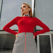 UK Womens Long Sleeve Bodysuit Stretch Ladies Leotard Body Tops T-shirt Jumpsuit