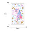 Unicorn Hearts Stars Wall Stickers Kids Girl Home Bedroom Decor Decals Vinyl Art