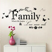 Removable Quote Word Decal Vinyl Wall Stickers DIY Home Room Decor Art