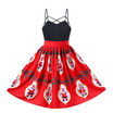 Santa Claus Strappy Swing Dress