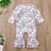 US Newborn Kids Baby Girls Infant Romper Jumpsuit Bodysuit Clothes Outfits 0-24M