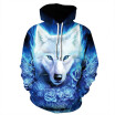 QYDM-334Mens Hoodie 3D Printed Women Pullover Sweater