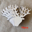 10pcs Christmas Tree Decorations Wooden Pendants Crafts Scene Layout Hanging Ornaments Party Wedding Holiday Adornment