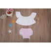 Cute Newborn Baby Girl Lace Off Shoulder Vest Tops Shorts Summer Outfits Clothes