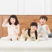 Xiaomi ecological chain enterprise brand childish childrens combed cotton underwear set soft&comfortable warm breathable super soft smooth girl light pink orange 140