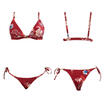 Womens Sexy Floral Bandage Bikini Set Push Up Bra Swimwear Swimsuit Bathing