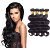 Brazilian Hair Weave 3 Bundles Closure Free Part Body Wave Human Hair Bundles With Closure Non-remy