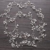Wedding Hair Vine Bridal Accessories Crystal Pearl Headband Long Chain Headpiece