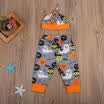 0-18M Baby Kid Boys Girls Romper Pants Outfit Clothes Halloween Costume 3PCS Set