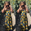 US Kids Baby Girl Lace Sunflower Party Pageant Tutu Dress Sundress Clothes 1-6T