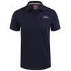 Elmont ALPINT MOUNTAIN outdoor sports POLO quick dry quick dry breathable collar short sleeve speed dry suit compassion fitness training suit 640-512 navy blue