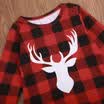 USA Christmas Baby Girls Kid Toddler Long Sleeve Dress Outfit Clothes Dresses
