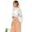 Fashion Women Casual Loose Long Sleeve Ladies Lace Slim T-Shirt Tops Blouse