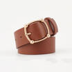 Fashion Women Vintage Metal Boho Leather Round Buckle Waist Belt Waistband UK