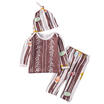 3PCS Kids Baby Boys Long Sleeve T-Shirt TopsTrousersHat Clothes Outfits Set UK
