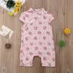 Newborn Baby Girl Bodysuit Sleeveless Romper Jumpsuit Outfits Summer Clothes