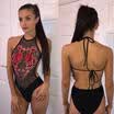 USA Women One Piece Monokini Swimsuit Swimwear Beachwear Push Up Bathing Bikini