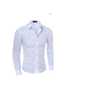 Luxury Mens Stylish Slim Fit Shirts Long Sleeve Formal Dress Casual T-shirt Tops